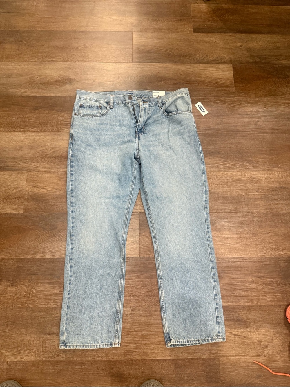 Old Navy Men's Light Wash Straight Jeans